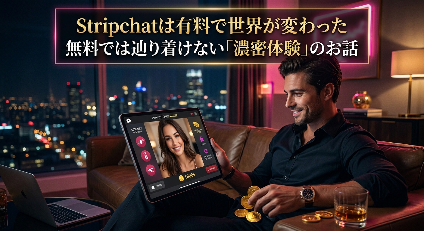 Stripchatは有料で世界が変わった無料では辿り着けない「濃密体験」のお話